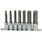 Dynamic Tools 1/2" Drive 7 Piece, Metric Long, Hex Socket Set, 6mm - 19mm D018015 - alternate 2